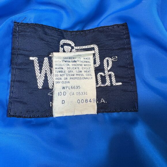 Woolrich Jacket Mens Large Puffer Nylon Red Blue Lining Thinsulate USA Vintage - Picture 7 of 16